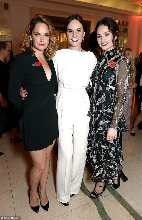 What British Actresses Lily James, Michelle Dockery, Jenna 